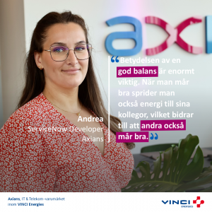 Axians Medarbetare Andrea