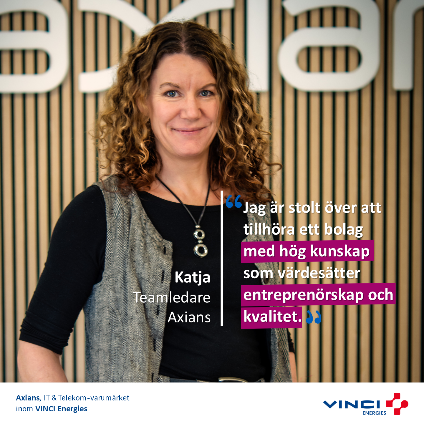 Axians Medarbetare Katja