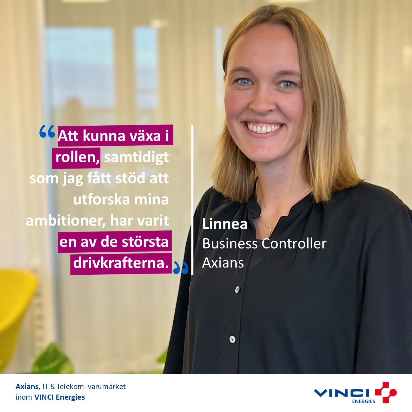 Axians Medarbetare Linnea