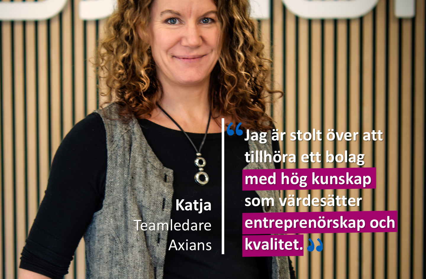 Axians Medarbetare Katja